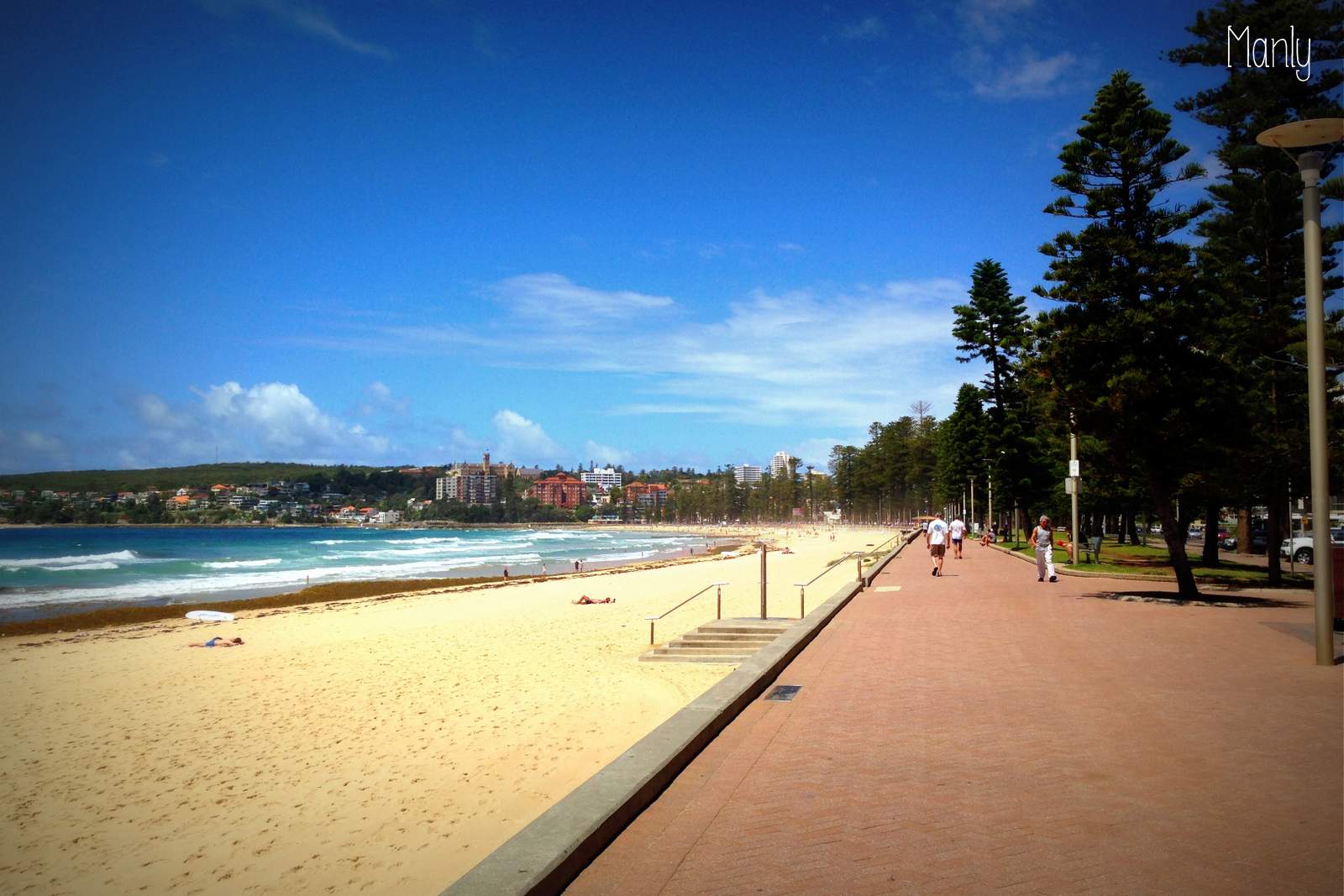 Praia de Sydney na Austrália, manly beach