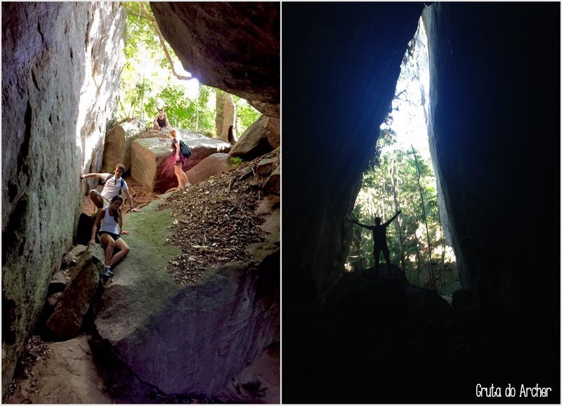 caminho das grutas no parque nacional da tijuca