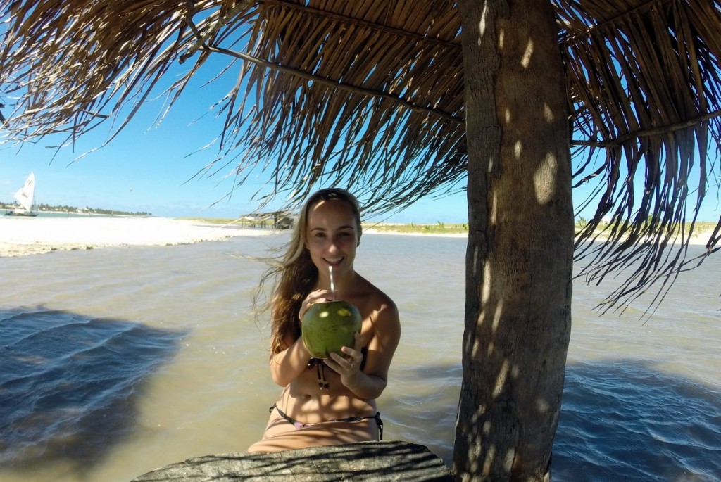 Praia da Barra do Cunhaú, no Rio Grande do Norte