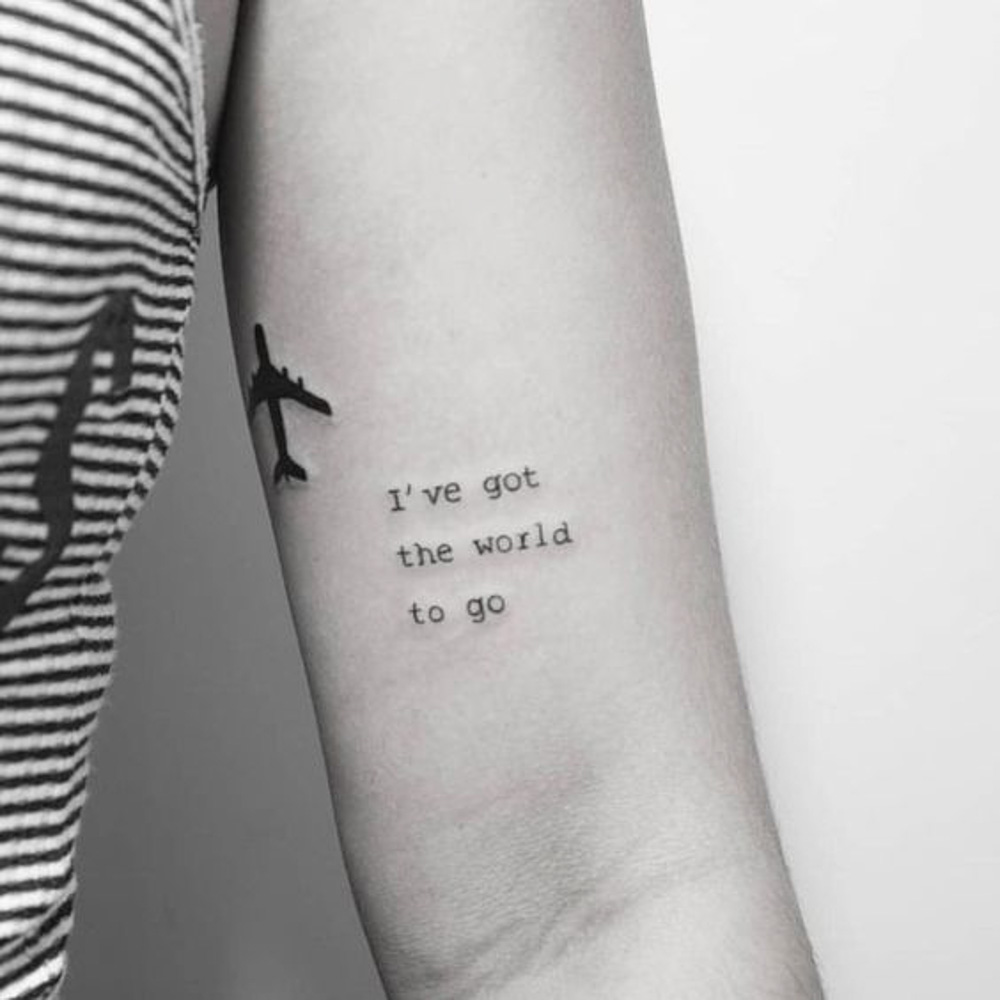 tatuagem de viagem frases