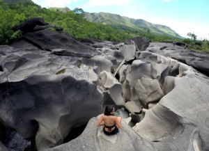 Vista das pedras na Chapada dos Veadeiros