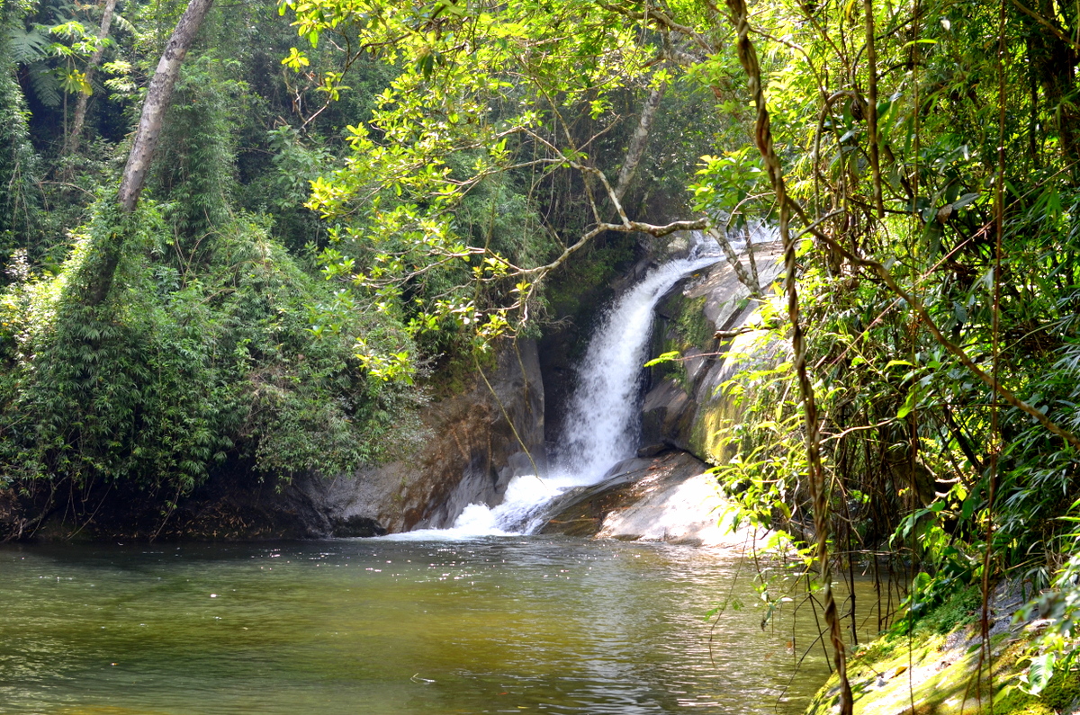 Vista da Cachoeira Poção, no Rocio