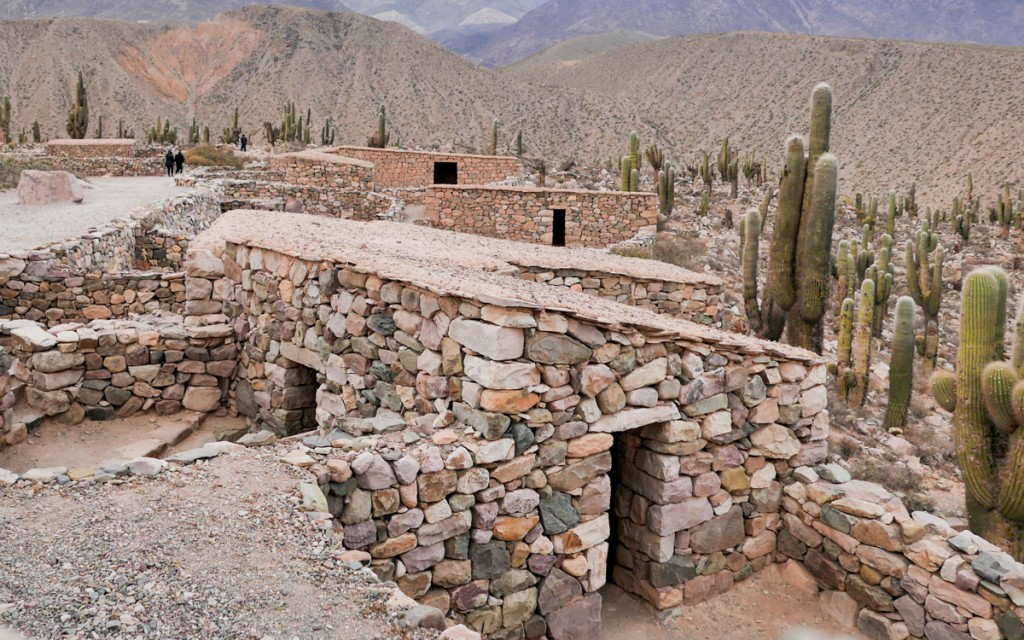 Vilarejo de Pucará de Tilcara na Argentina