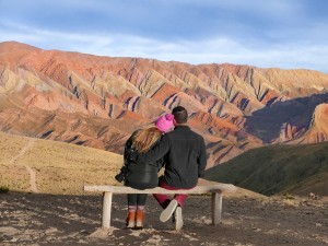 Vista do Cerro Catorce Colores, Argentina