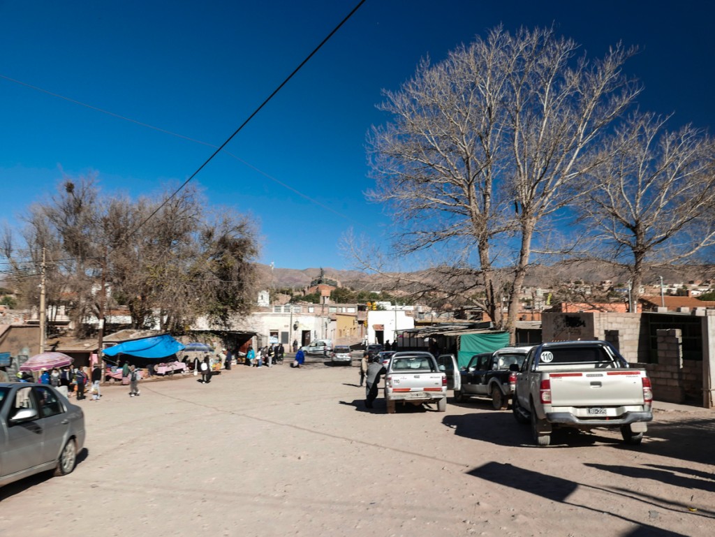 Vilarejo de Humahuaca na Argentina