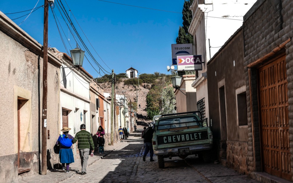 Ruas do vilarejo de Humahuaca