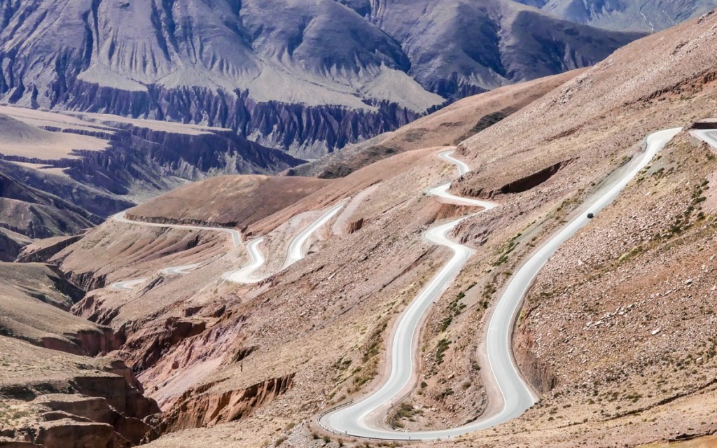 Estrada Ruta Nacional 52 na Argentina