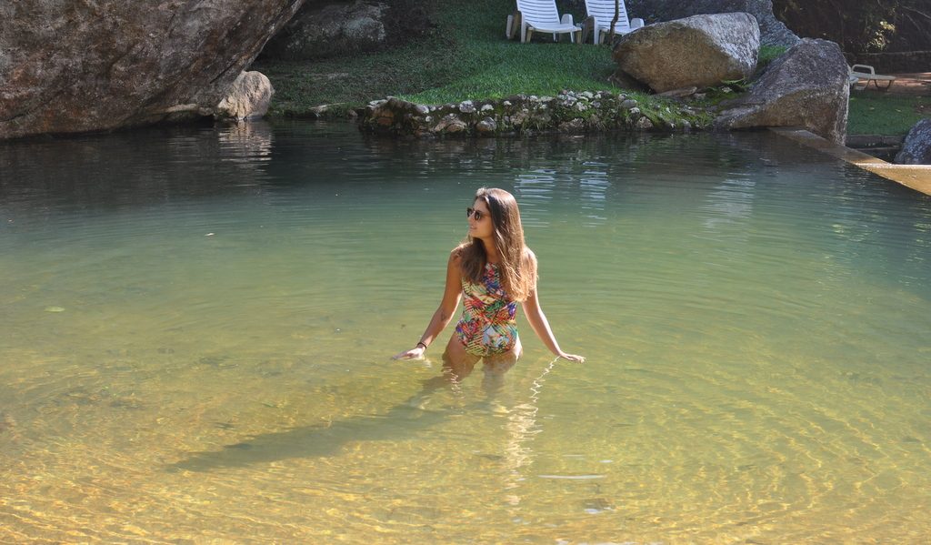 Piscina natural da Pousada Paraíso, Itaipava