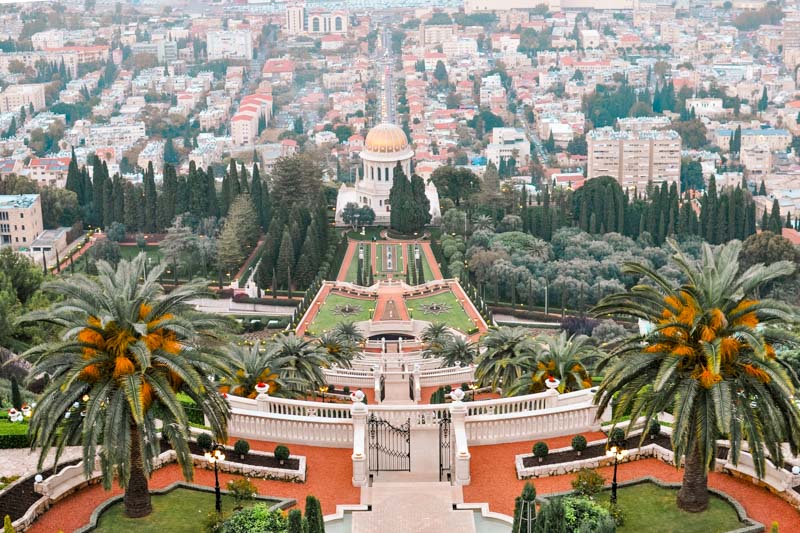 o que fazer em israel jardim de baha'i