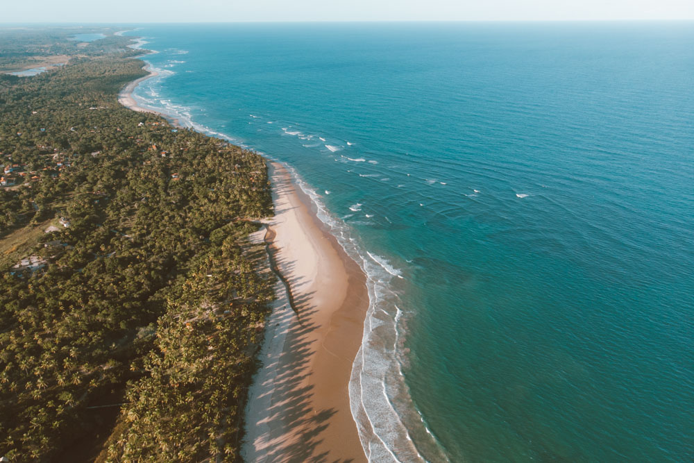 praia de algodoes na peninsula de marau