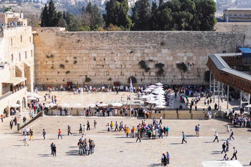muro das lamentações em jerusalém