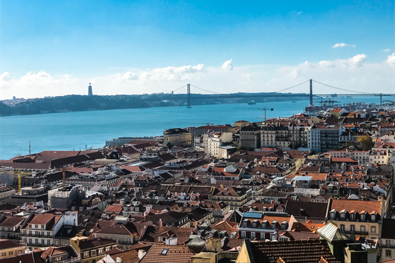 Lisboa vista do Castelo São Jorge