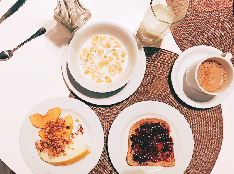 Café da manhã na Pousada Barra Eco Boutique