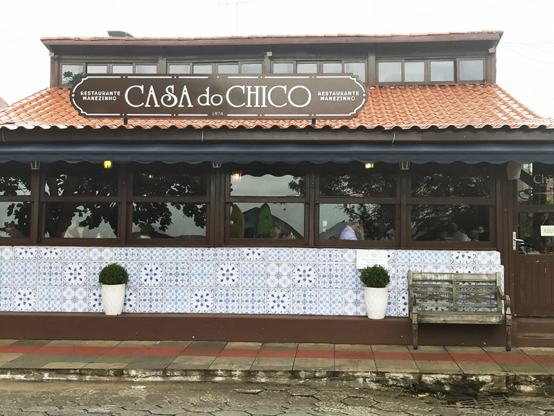 Fachada do Restaurante Casa do Chico