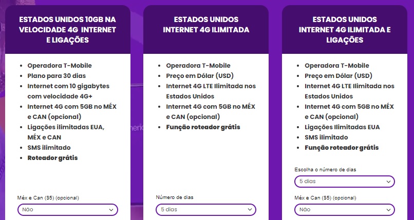 melhor chip de internet canada