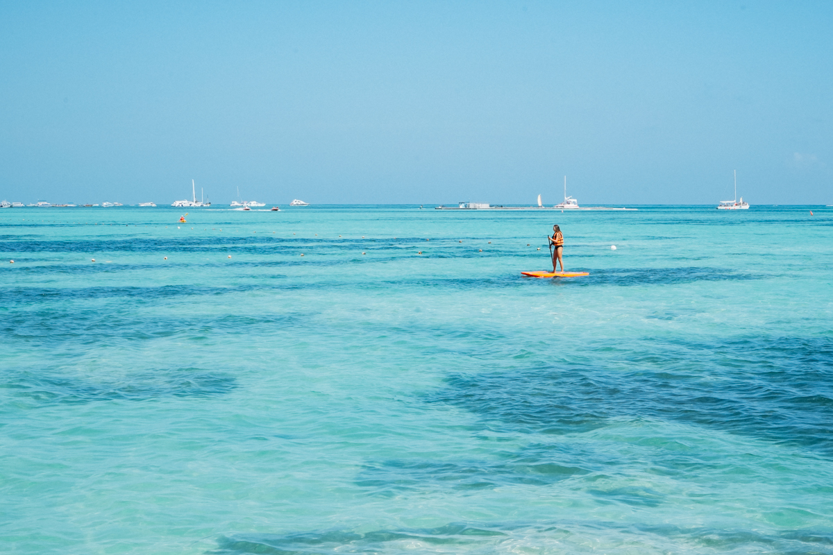 Mar azul de Punta Cana