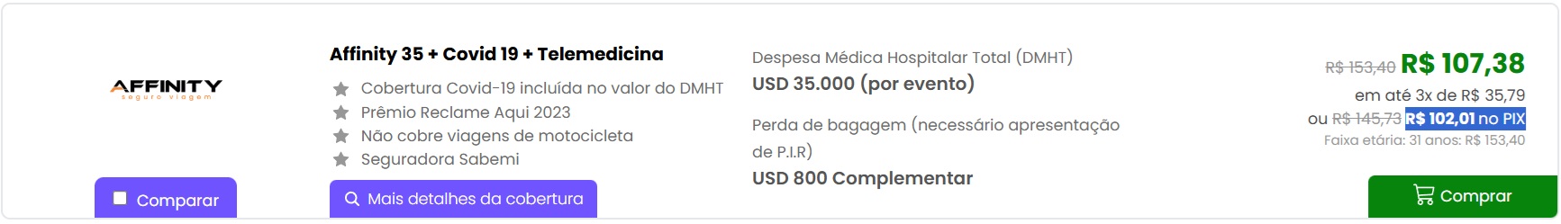 seguro viagem canada melhor seguro