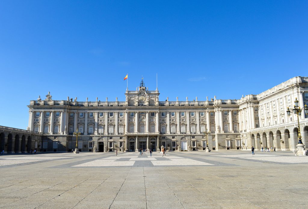 Fachada do Palácio Real em Madrid