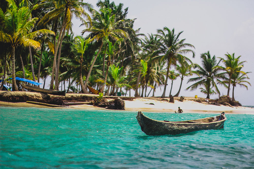 ilha de San Blas no Panama