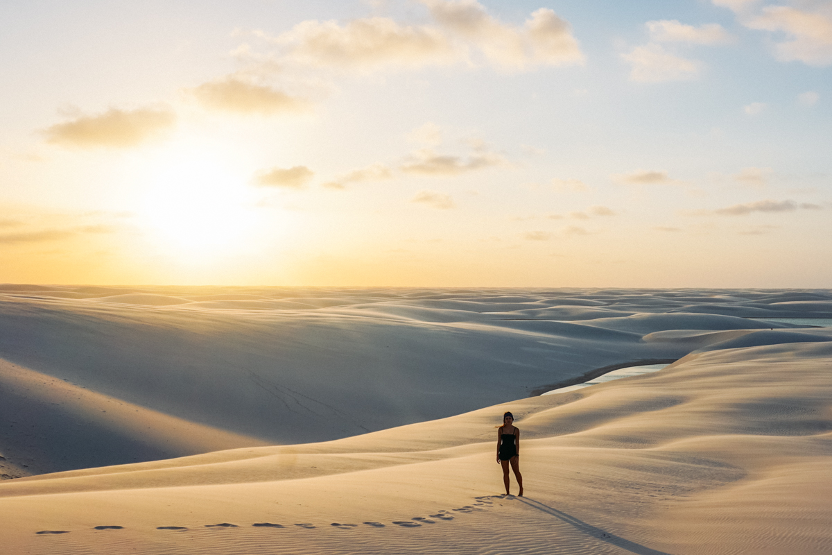 Pôr do Sol Lençois Maranhenses