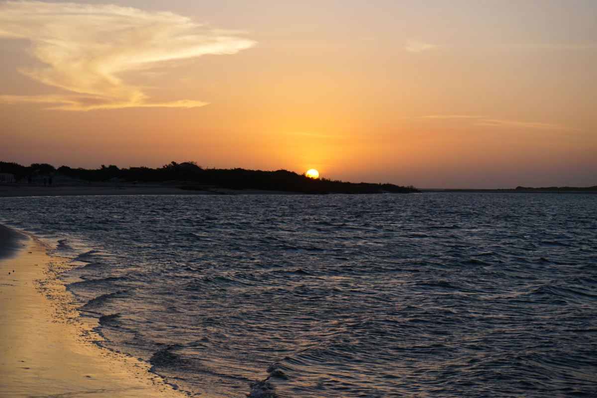 pôr do sol em Atins