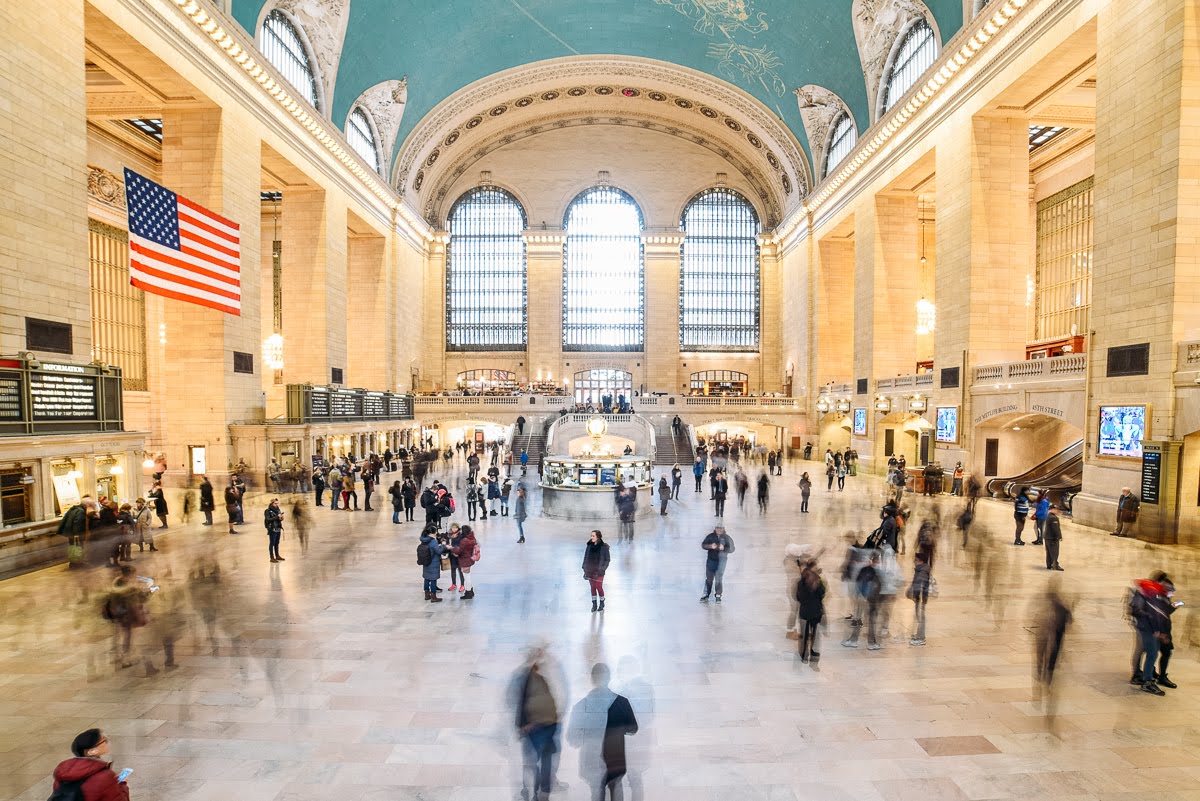 Movimento de pessoas na Grand Central Station