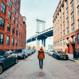 Vista da brooklyn Bridge