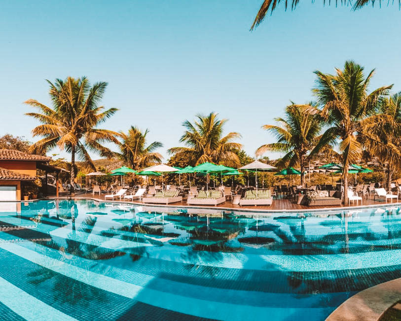 piscina do Hotel Ferradura Resort em Búzios, RJ