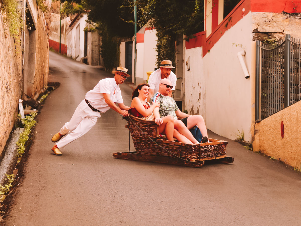 carro de cesto ilha da madeira