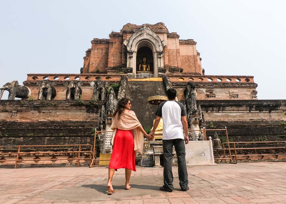 templo chedi luang em chaing mai