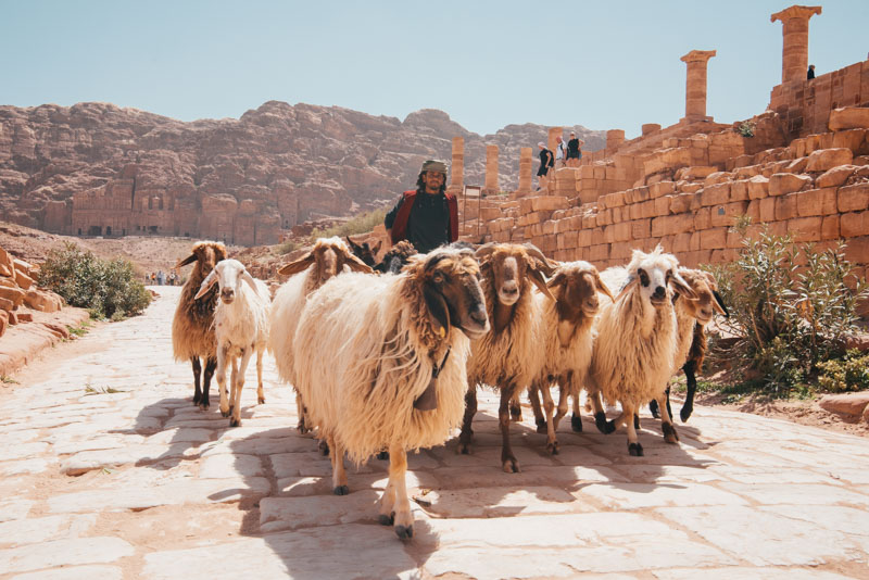 Beduínos em Petra