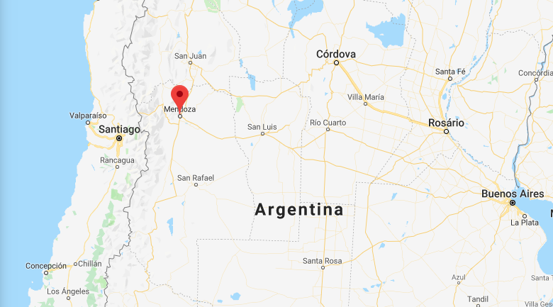 onde fica mendoza argentina