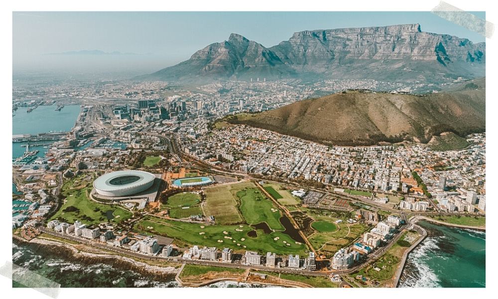 para onde viajar janeiro cape town