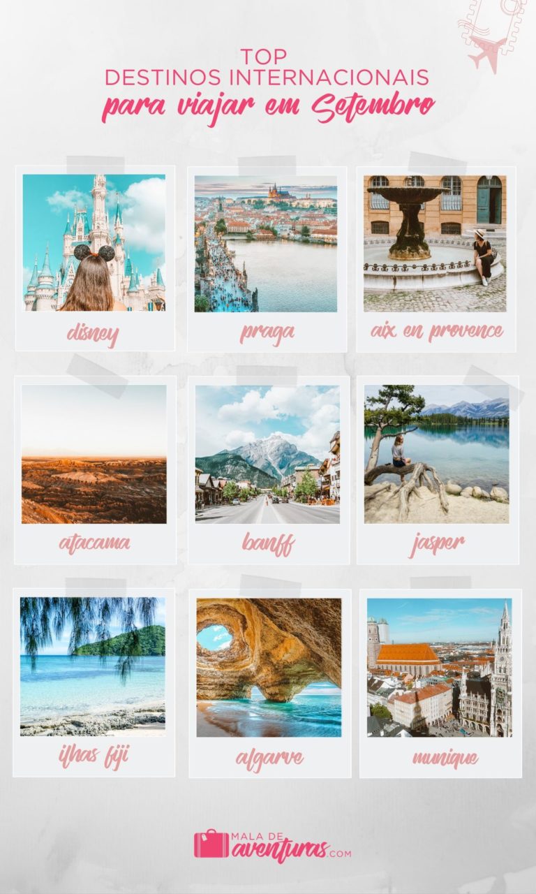 Para onde viajar em SETEMBRO: TOP destinos no Brasil e no exterior
