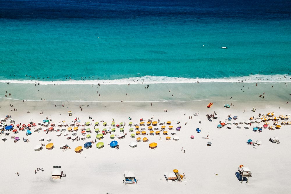 foto aérea cabo frio