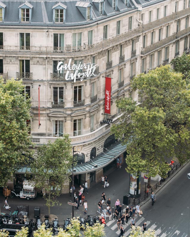 galeria lafayette paris