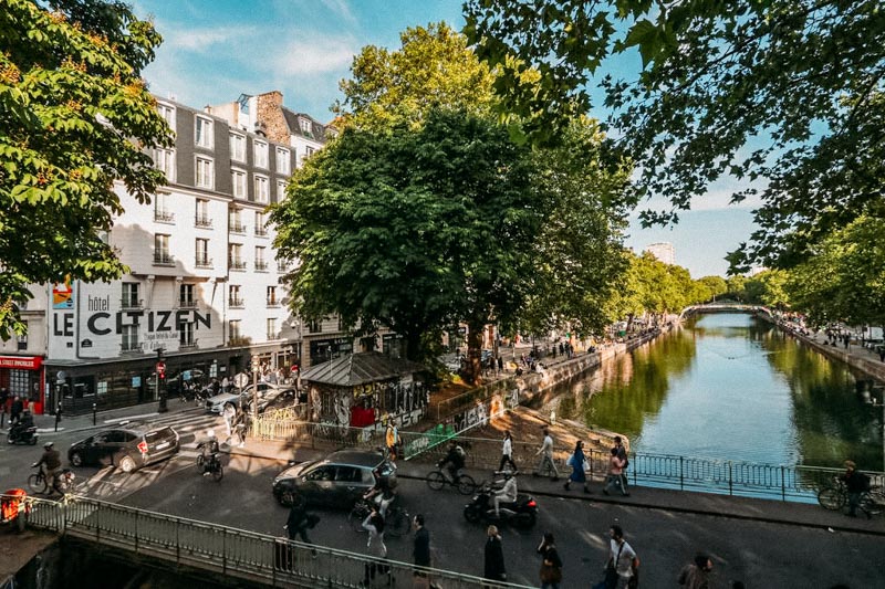 canal saint martin paris