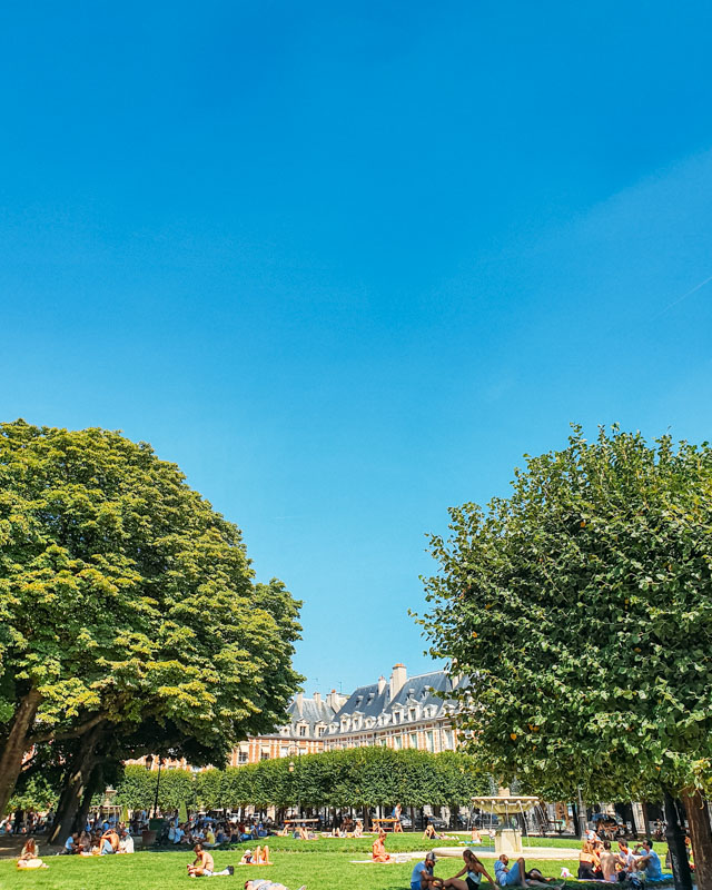 le marais no verão