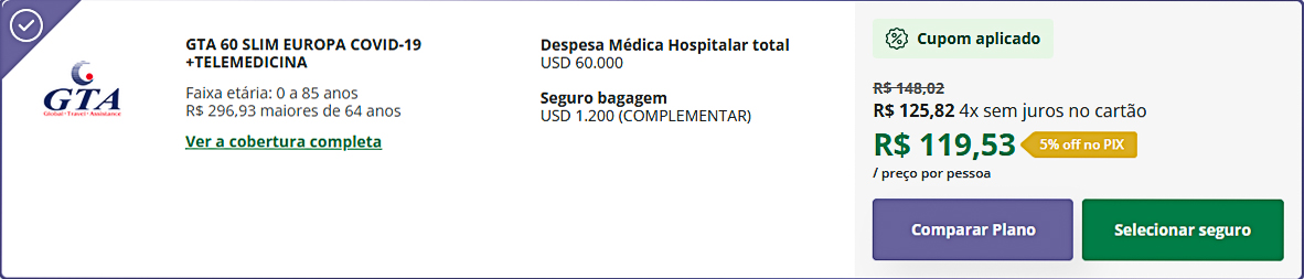 seguro viagem para crianças