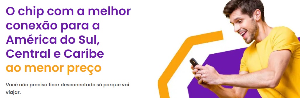 chip de internet américa do sul