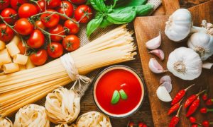 jantar italiano em casa