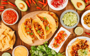mesa de jantar mexicano