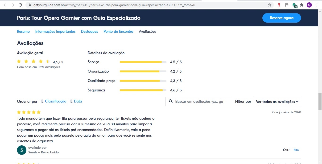 get your guide é confiável pesquisa