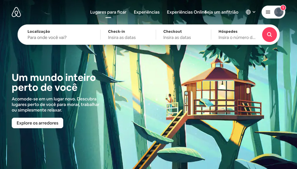 como funciona o site airbnb