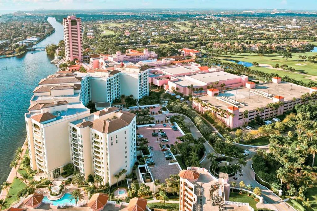 boca raton foto aérea