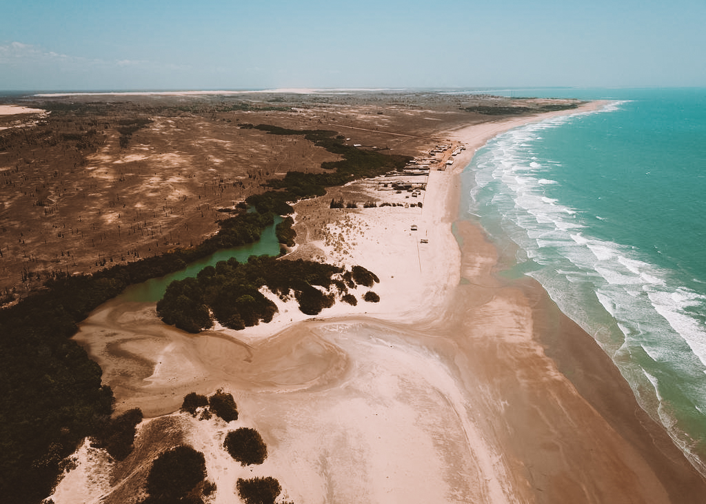 Areia movediça, Delta do rio Parnaiba - Parnaíba PI