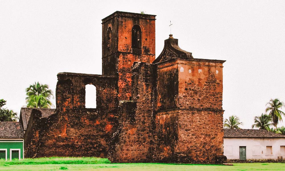 ruínas de Alcântara no Maranhão