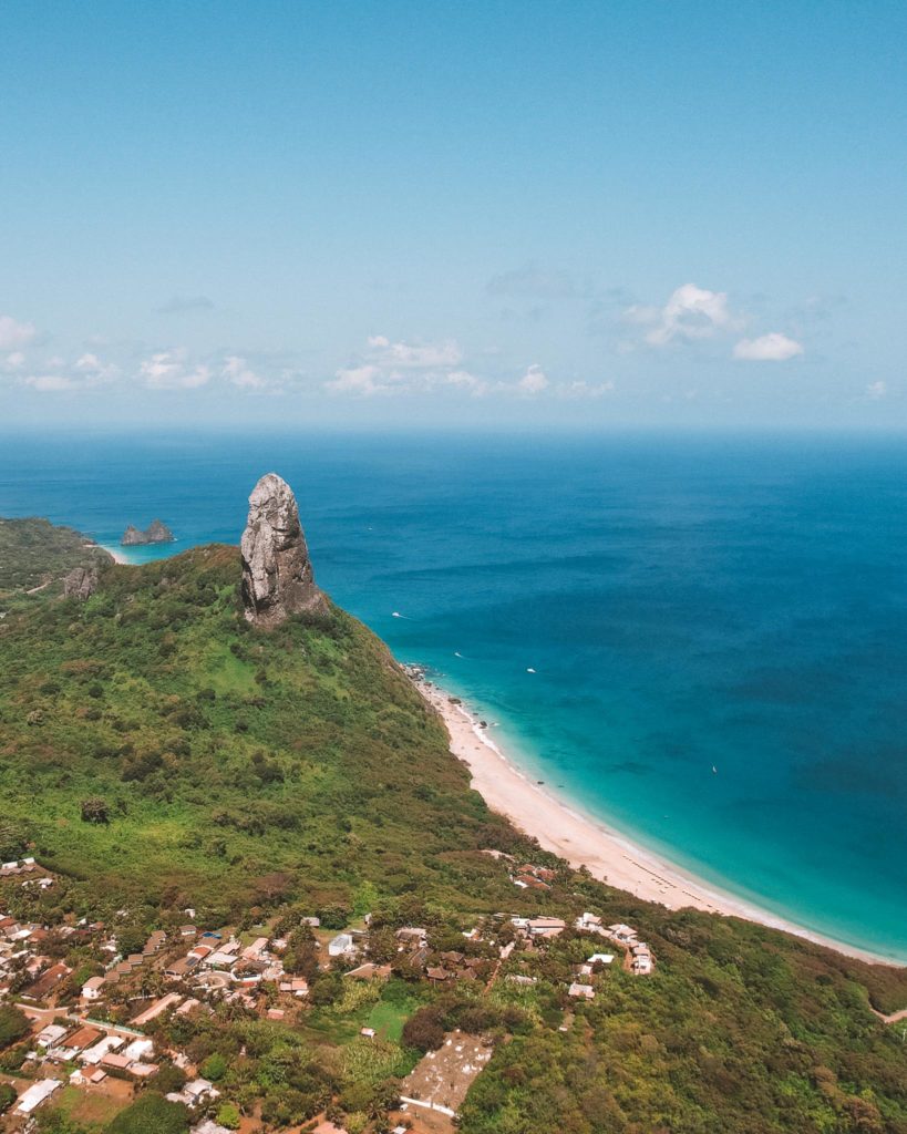 foto aérea fernando de noronha