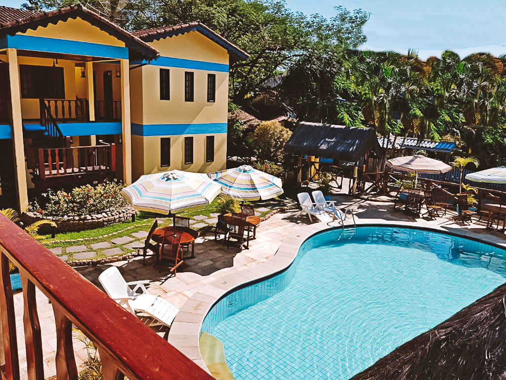 pousada perto do pier em vila abraao