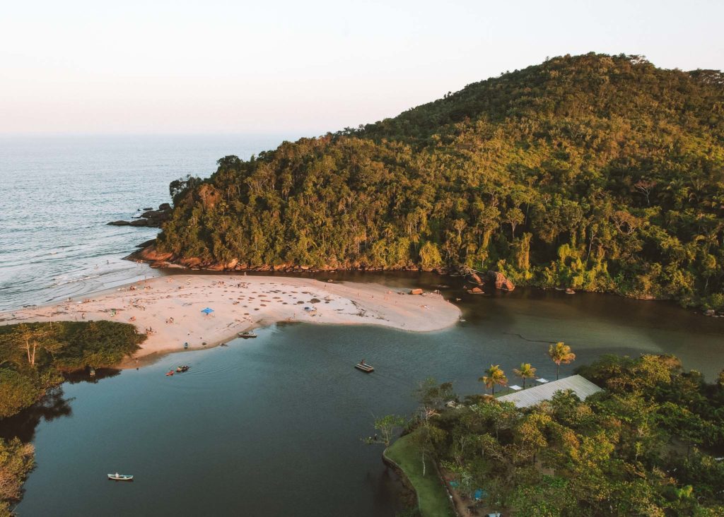 Praia de Itamambuca em Ubatuba